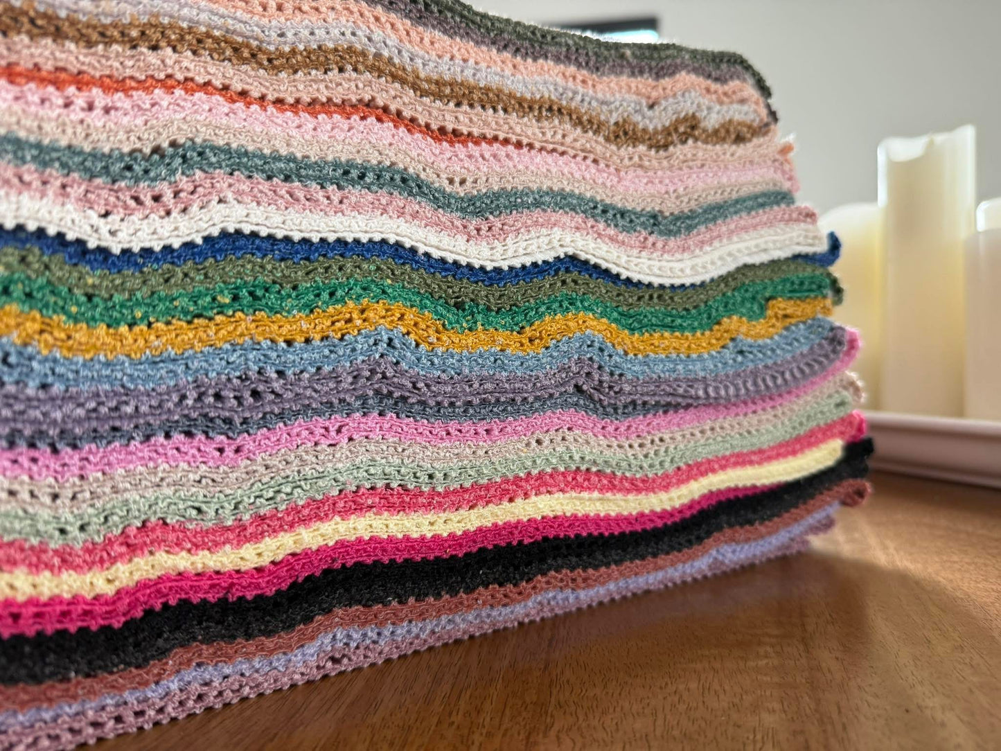 25 strips random colors 5x60”