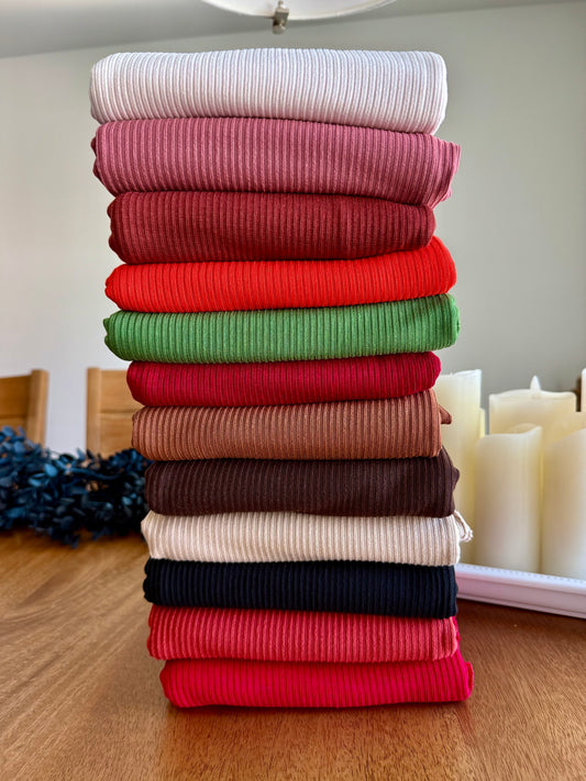 Knit Rib fall bundle 12 full yards