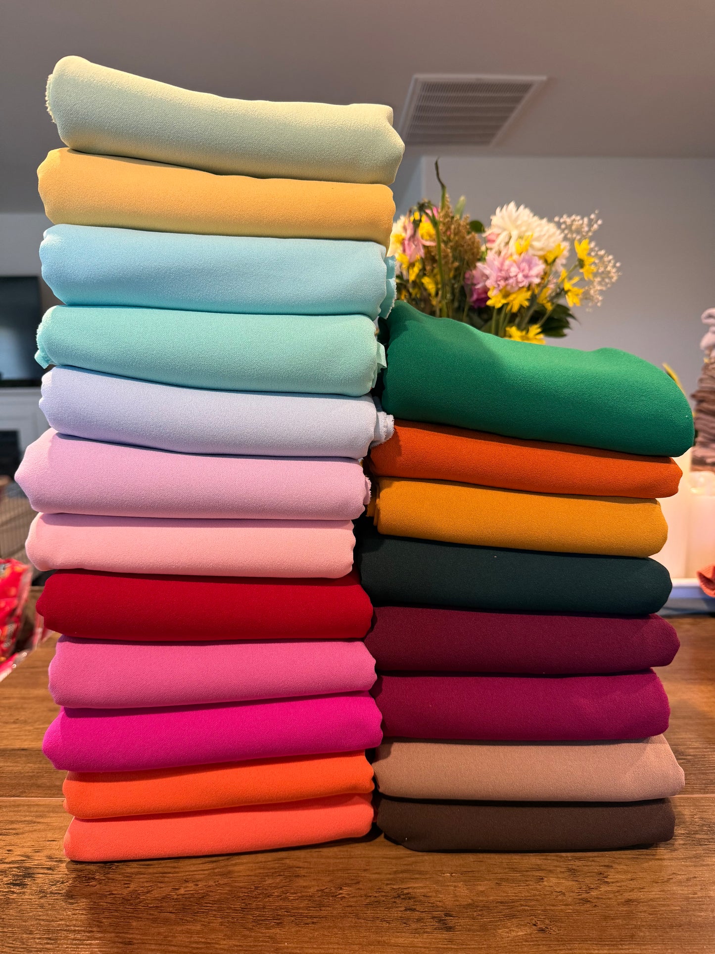 Crepe bundle 20 yards free shipping