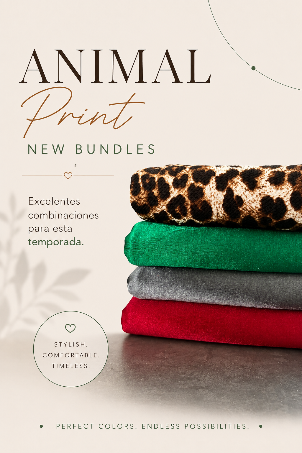 NEW ANIMAL PRINT Fabric BUNDLES!